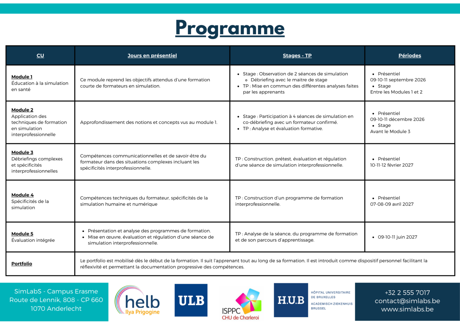 Certificat d’université en simulation - SimLabS
